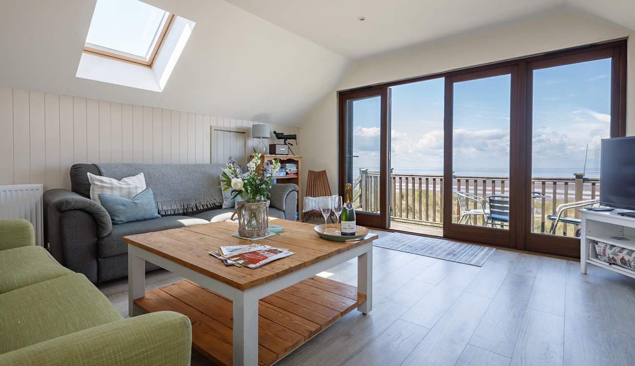 Be amazed by the sea views from the first floor sitting-room.