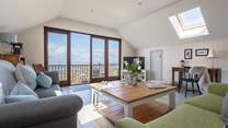Uninterrupted sea views of the changing tide.