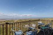 Admire the uninterrupted views from the balcony.