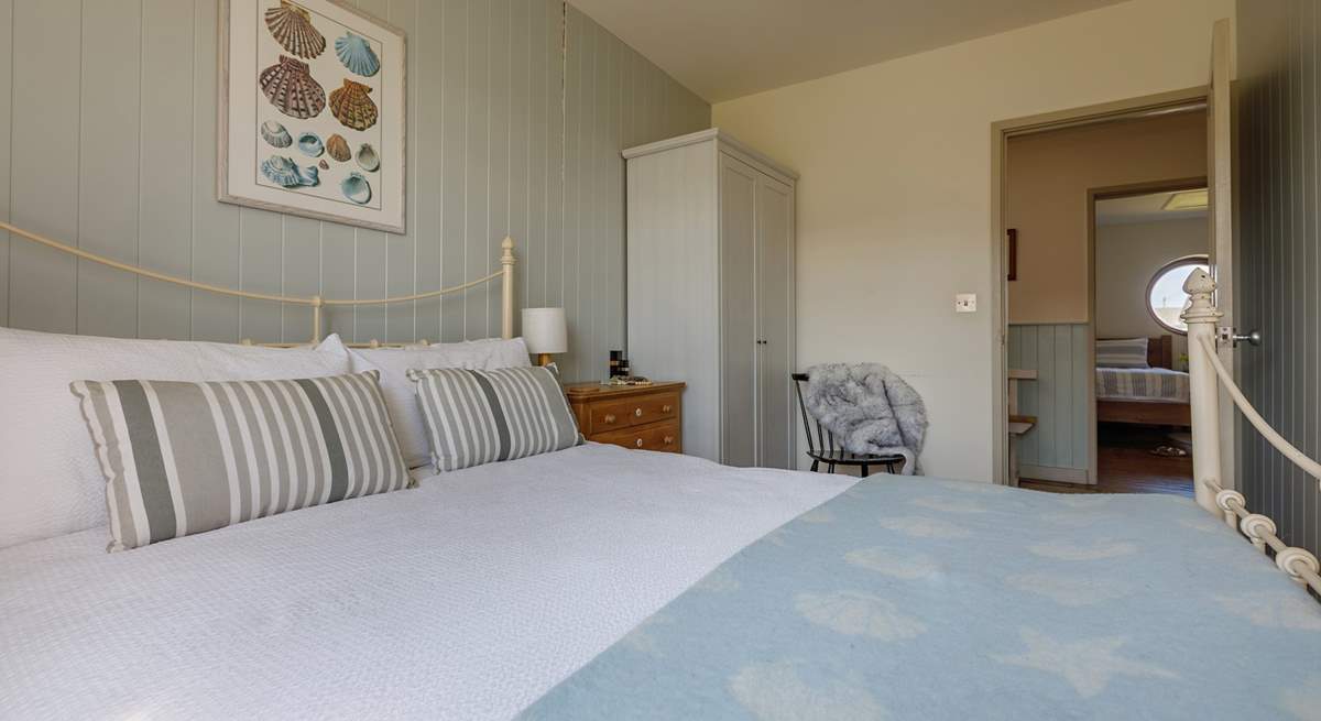 Enjoy a relaxing night's sleep in the sumptuous bed in the ground floor double bedroom.