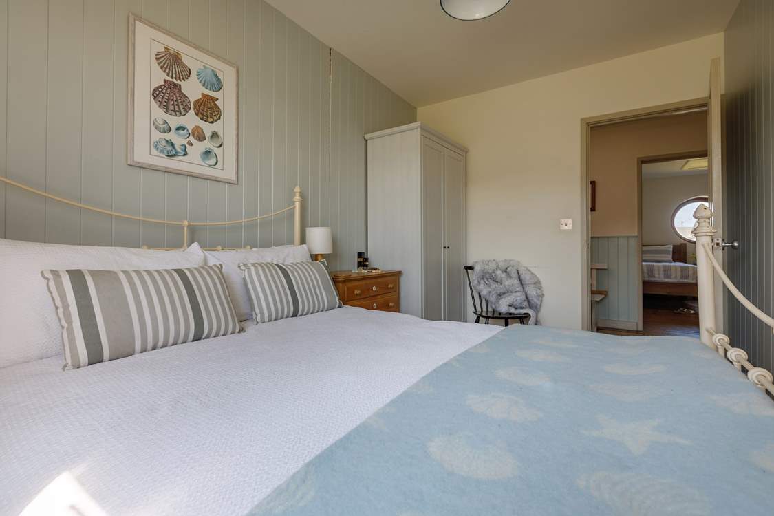 Enjoy a relaxing night's sleep in the sumptuous bed in the ground floor double bedroom.