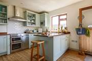 Conjure up a feast in the light-filled kitchen.