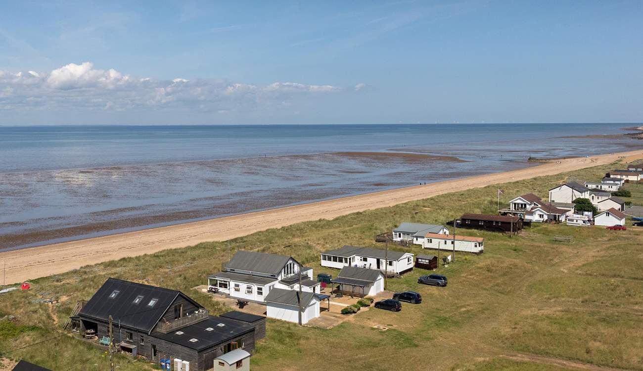 The view towards North Beach where the promenade to Sunny Hunny begins.