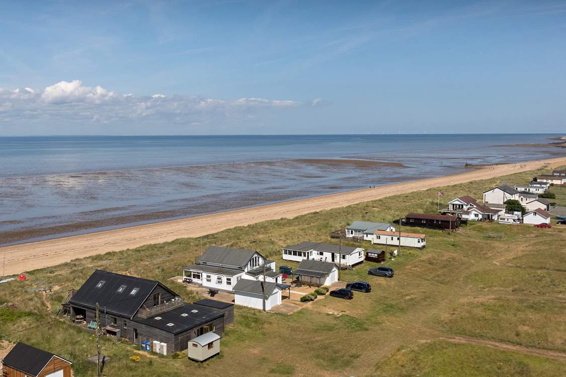 The view towards North Beach where the promenade to Sunny Hunny begins.
