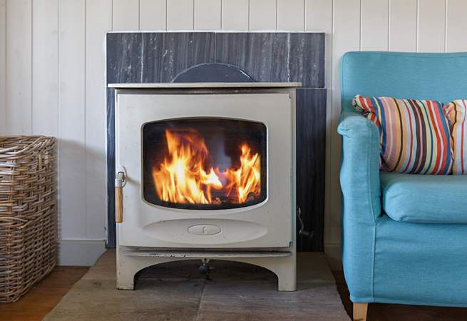 Warm your toes on cooler evenings.