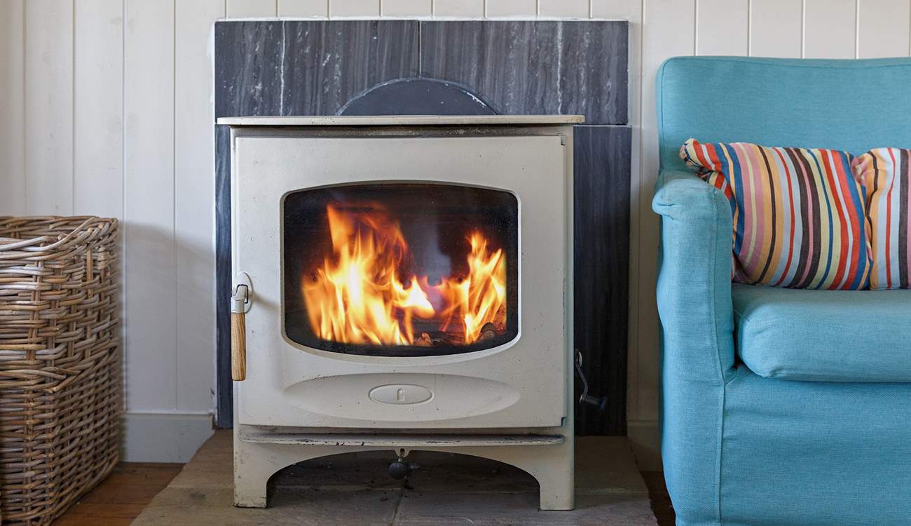 Warm your toes on cooler evenings.