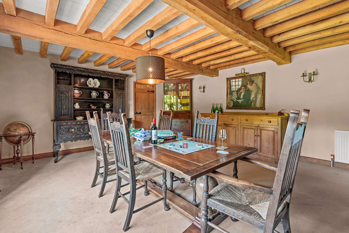 There is also a dining-room for that super grand occasion, or perhaps a family games night.