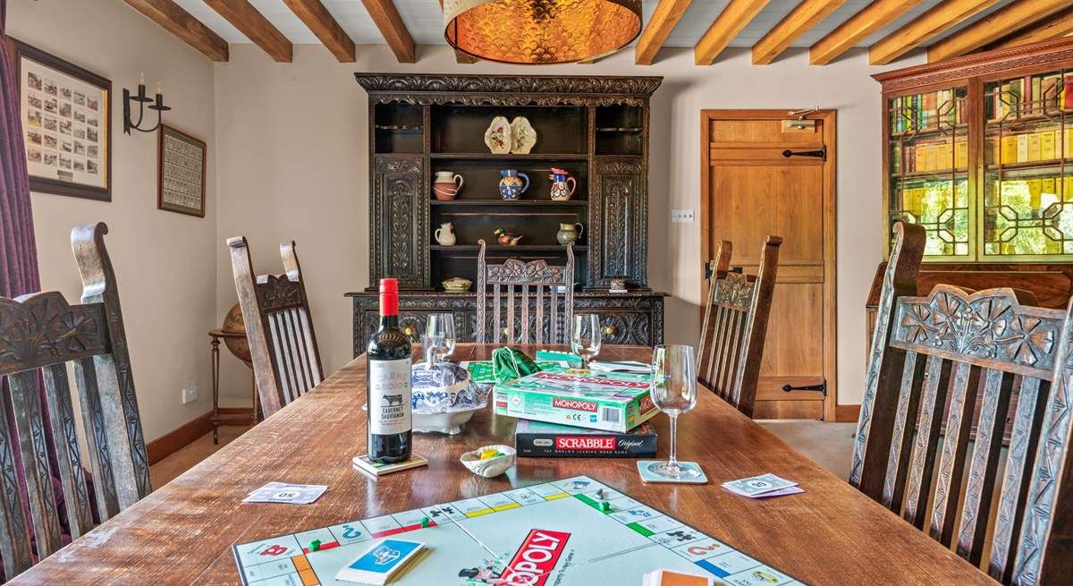 The dining-room offers another great space to utilise for your entertainment.