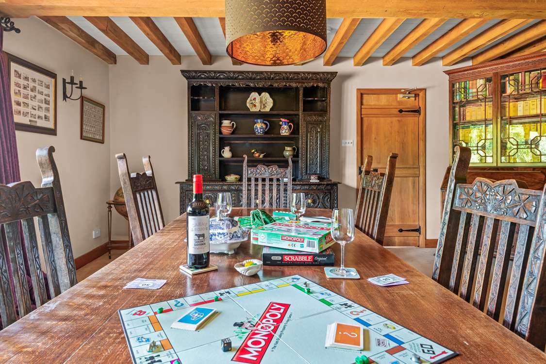 The dining-room offers another great space to utilise for your entertainment which now includes a multi-purpose games table with pool, air hockey and table-tennis - new images to follow.