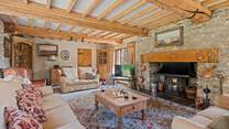 Relax and unwind in this super comfy sitting-room.