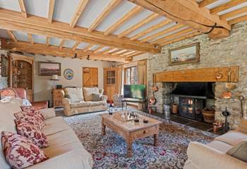 Relax and unwind in this super comfy sitting-room.