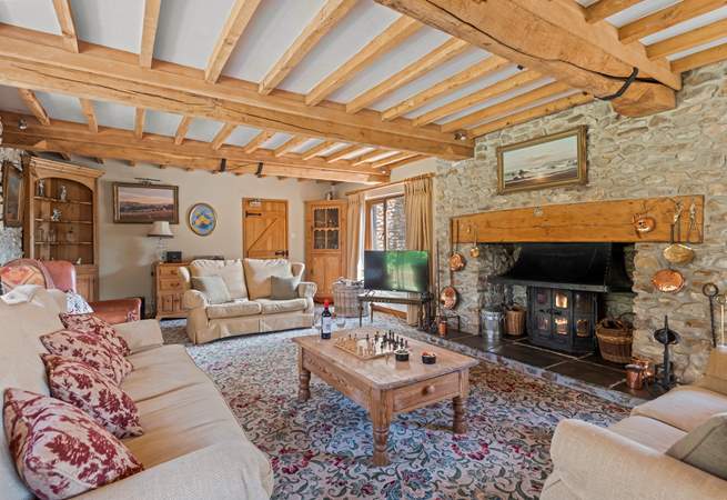 Relax and unwind in this super comfy sitting-room.