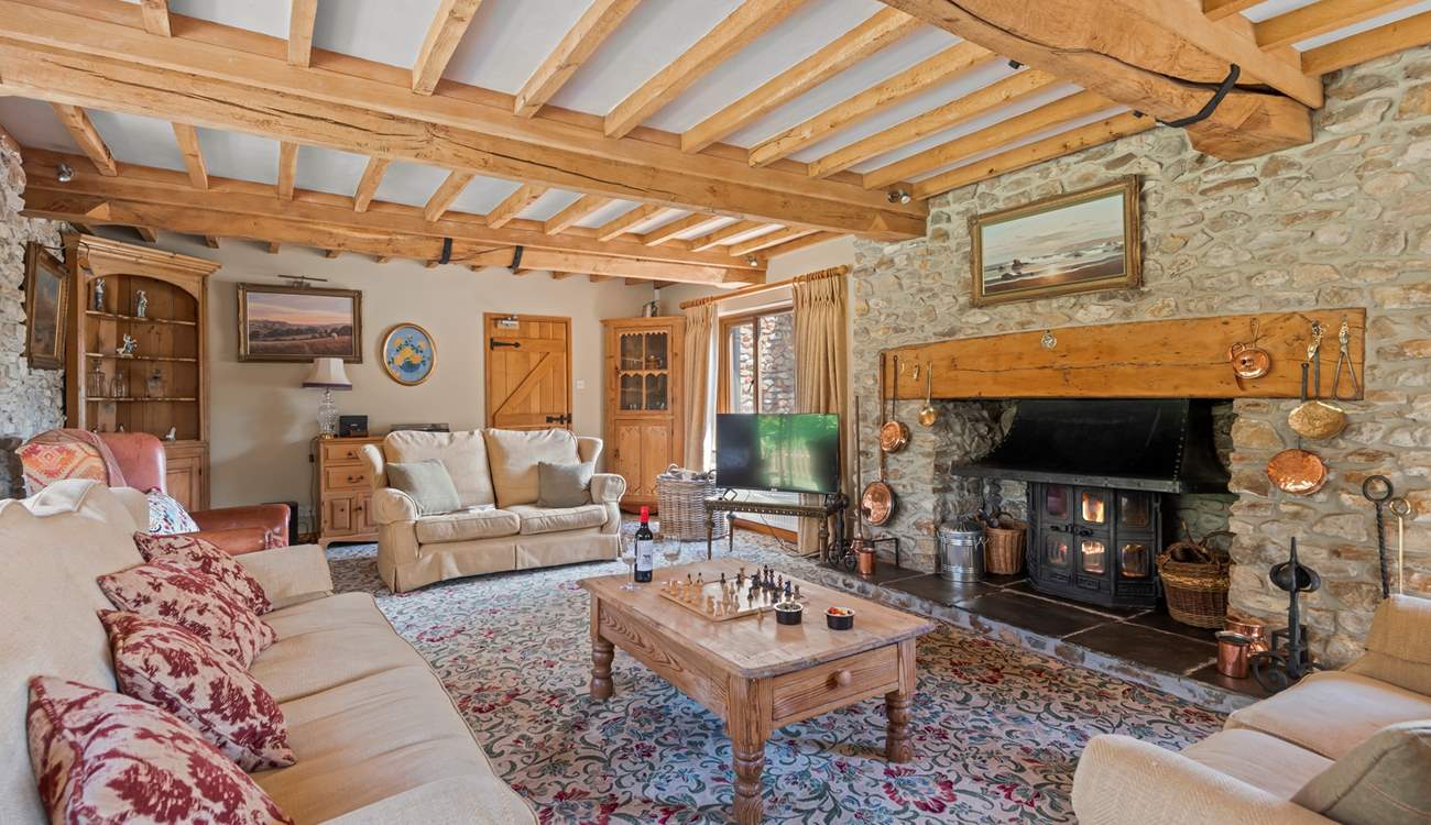 Relax and unwind in this super comfy sitting-room.