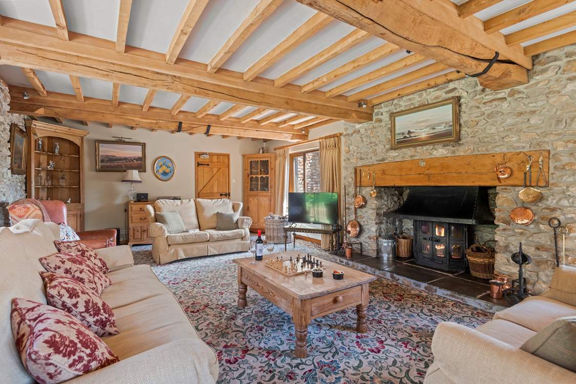 Relax and unwind in this super comfy sitting-room.