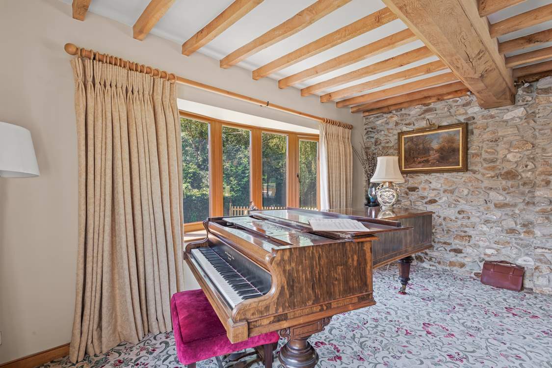 What a treat for the piano players of the party.