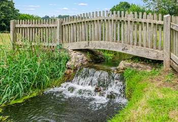 The relaxing sound of trickling water is such a pleasure.