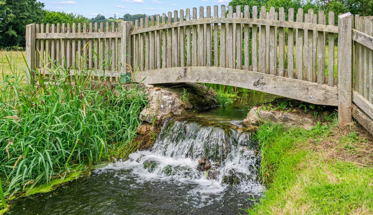 The relaxing sound of trickling water is such a pleasure.