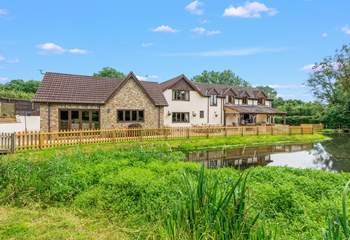 Looking back at Lexhayne Mill from the paddock opposite.