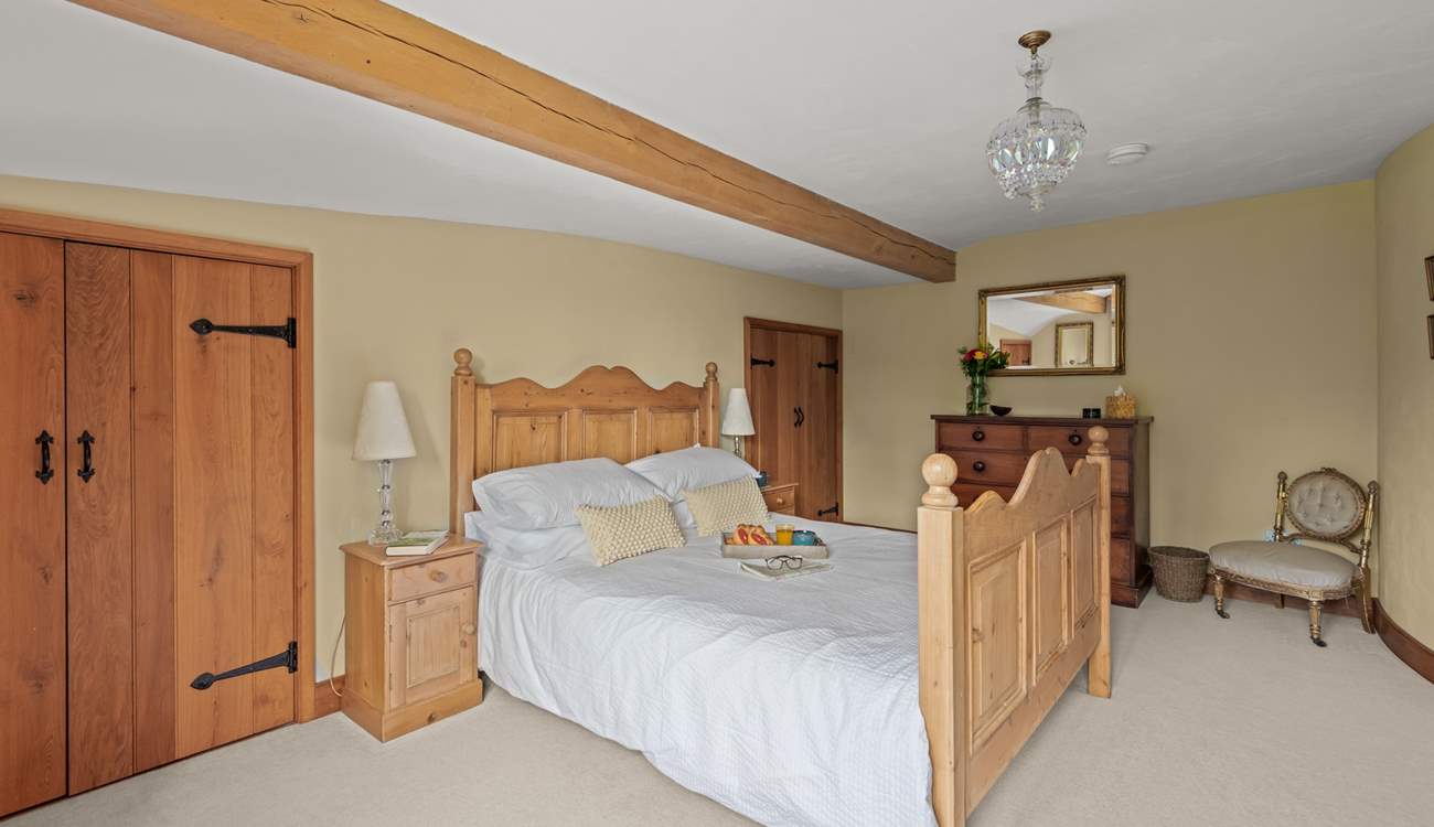 Bedroom 4 is home to this charming king-size bedroom.