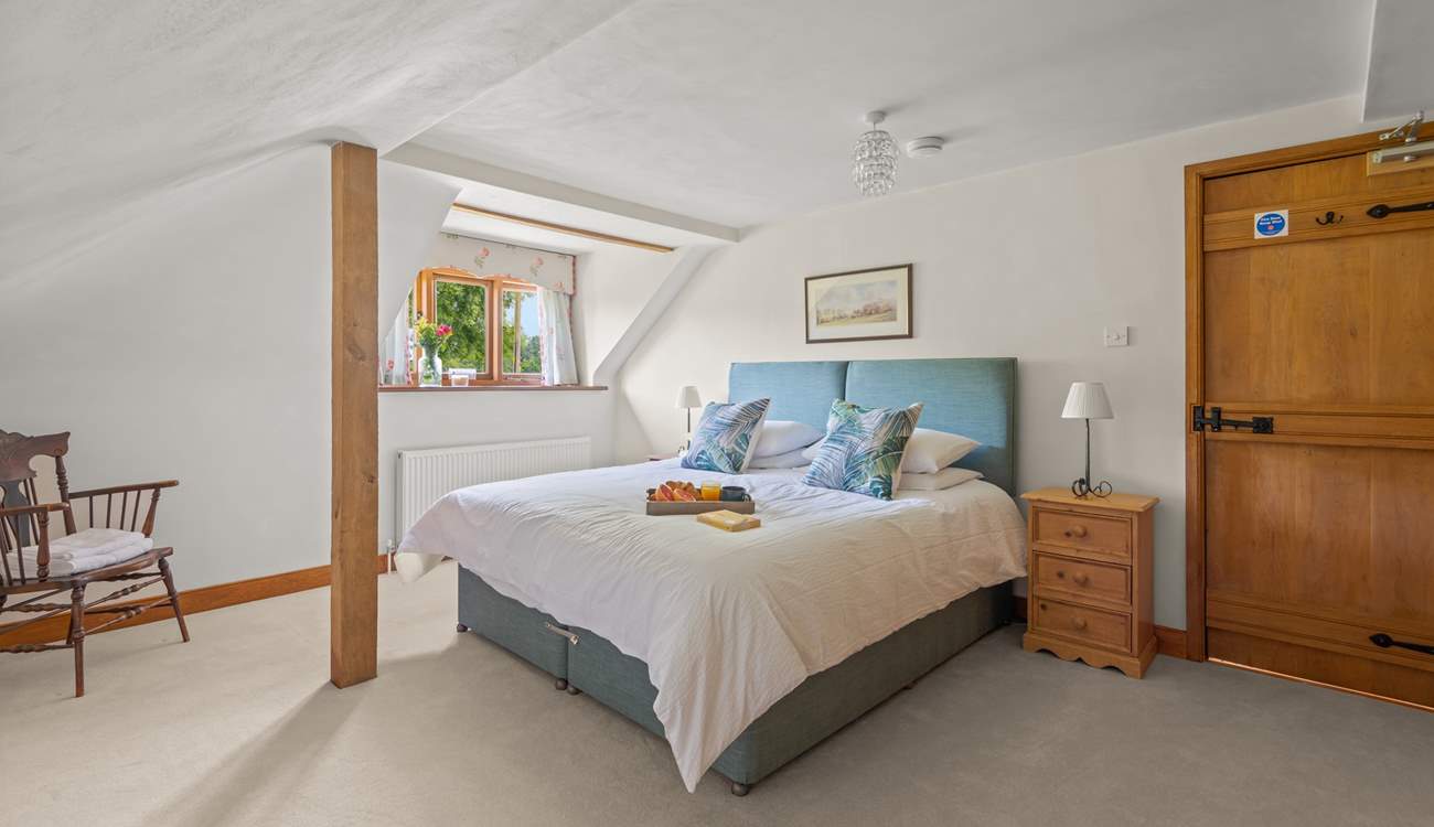 Bedroom 6 is super welcoming and is home to a super-king bed, which can also be configured as a twin room on request.