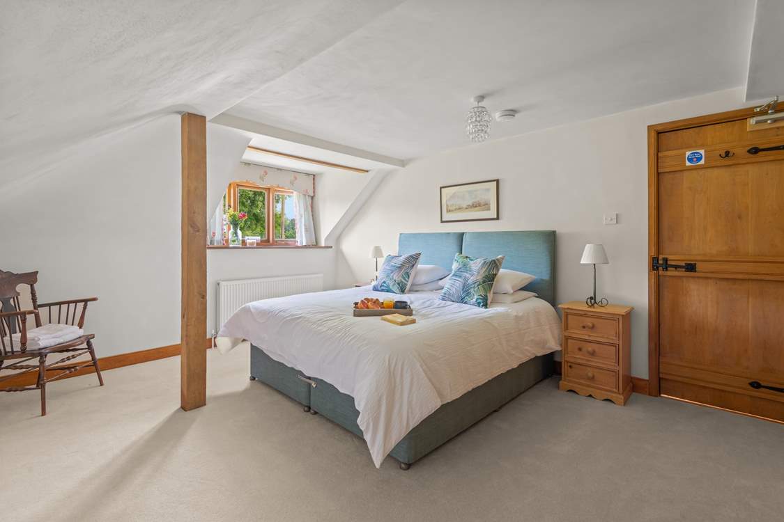 Bedroom 6 is super welcoming and is home to a super-king bed, which can also be configured as a twin room on request.