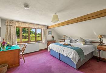 Bedroom 5 offers a super-king bed, which can also be configured as a twin on request.