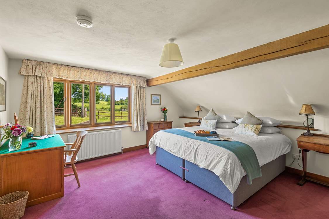 Bedroom 5 offers a super-king bed, which can also be configured as a twin on request.