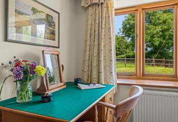 Bedroom 5 has this lovely dressing area, which also works perfectly for those needing to catch up on a few work emails.