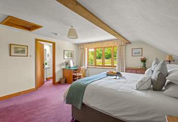 Bedroom 5 is super inviting and also offers an en suite shower-room.