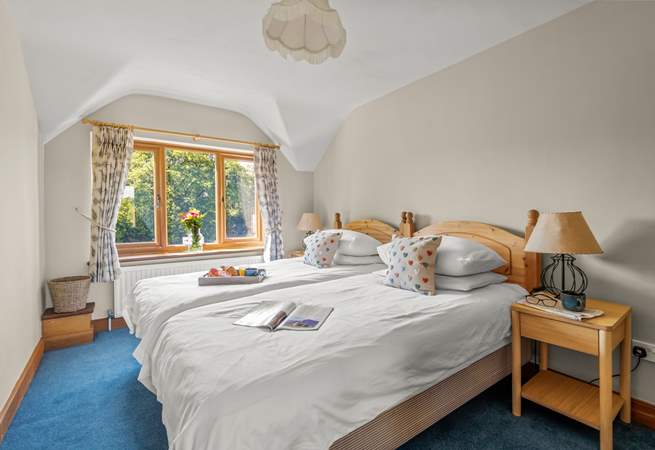 Bedroom 3 is also home to a beautiful twin room.