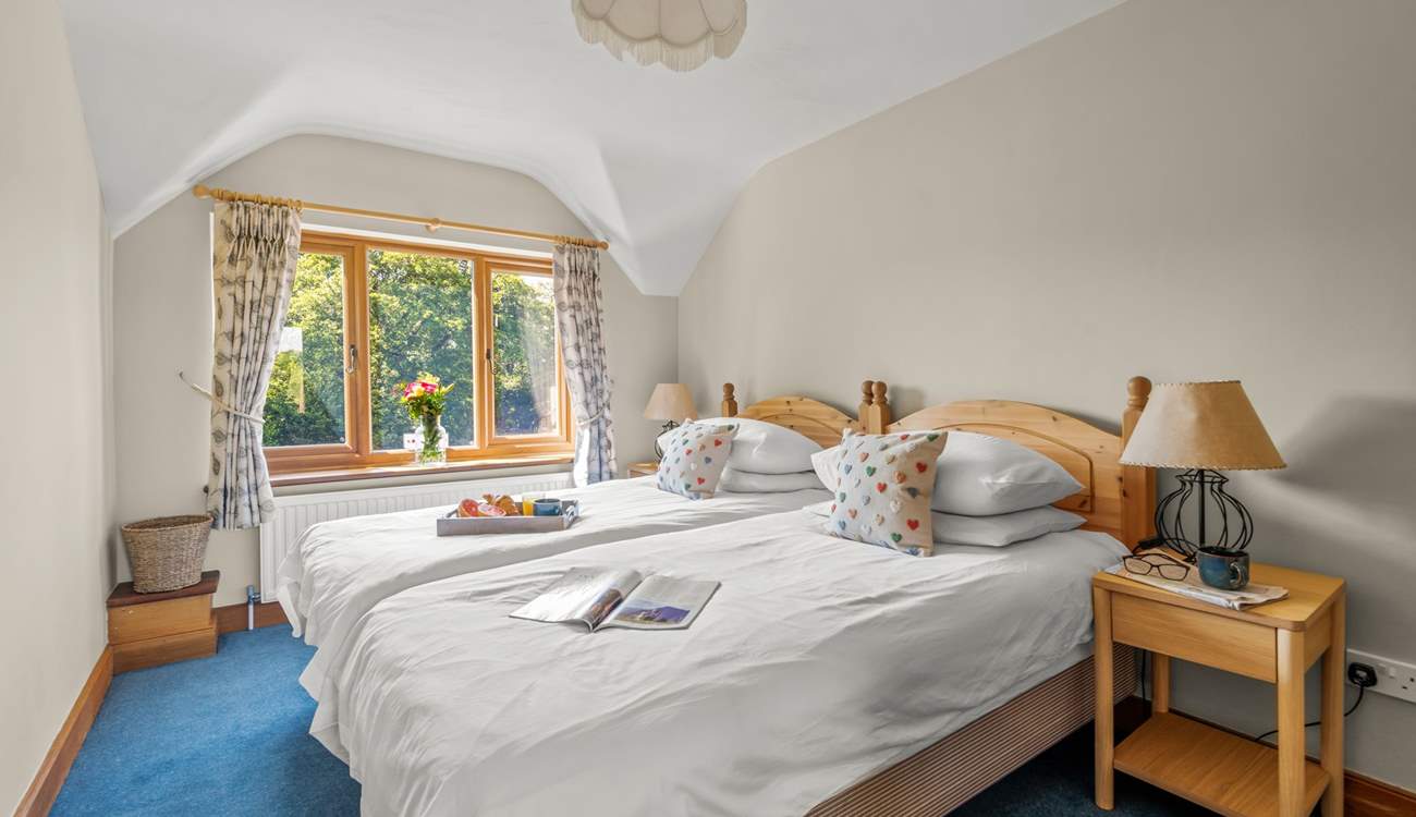 Bedroom 3 is also home to a beautiful twin room.