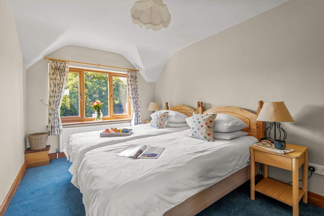 Bedroom 3 is also home to a beautiful twin room.