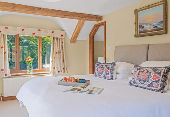 Bedroom 1 is super cosy.