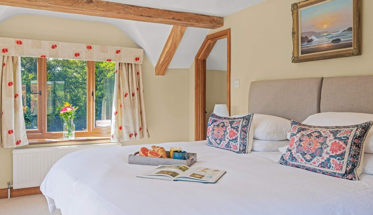 Bedroom 1 is super cosy.