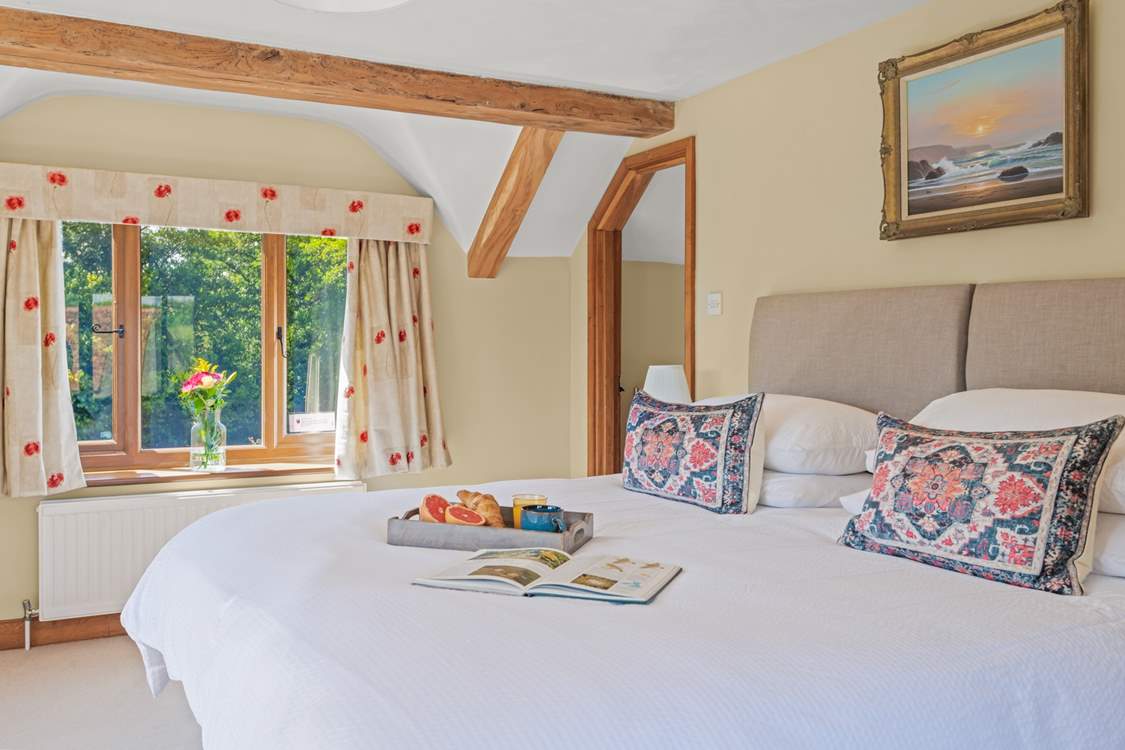 Bedroom 1 is super cosy.