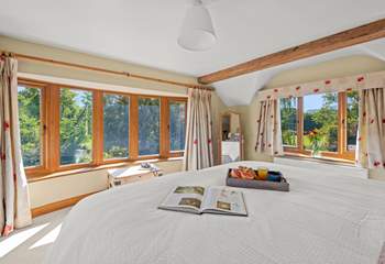 Stunning views can enjoyed from every window from bedroom 1.
