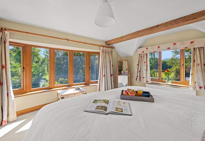Stunning views can enjoyed from every window from bedroom 1.