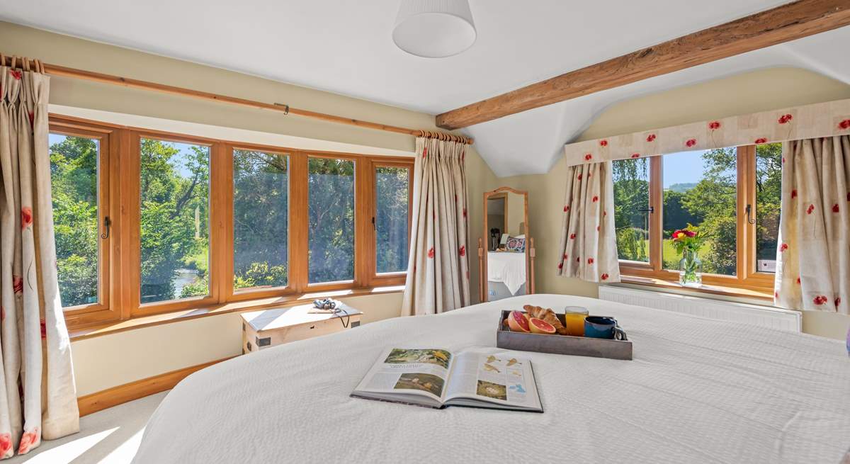 Stunning views can enjoyed from every window from bedroom 1.