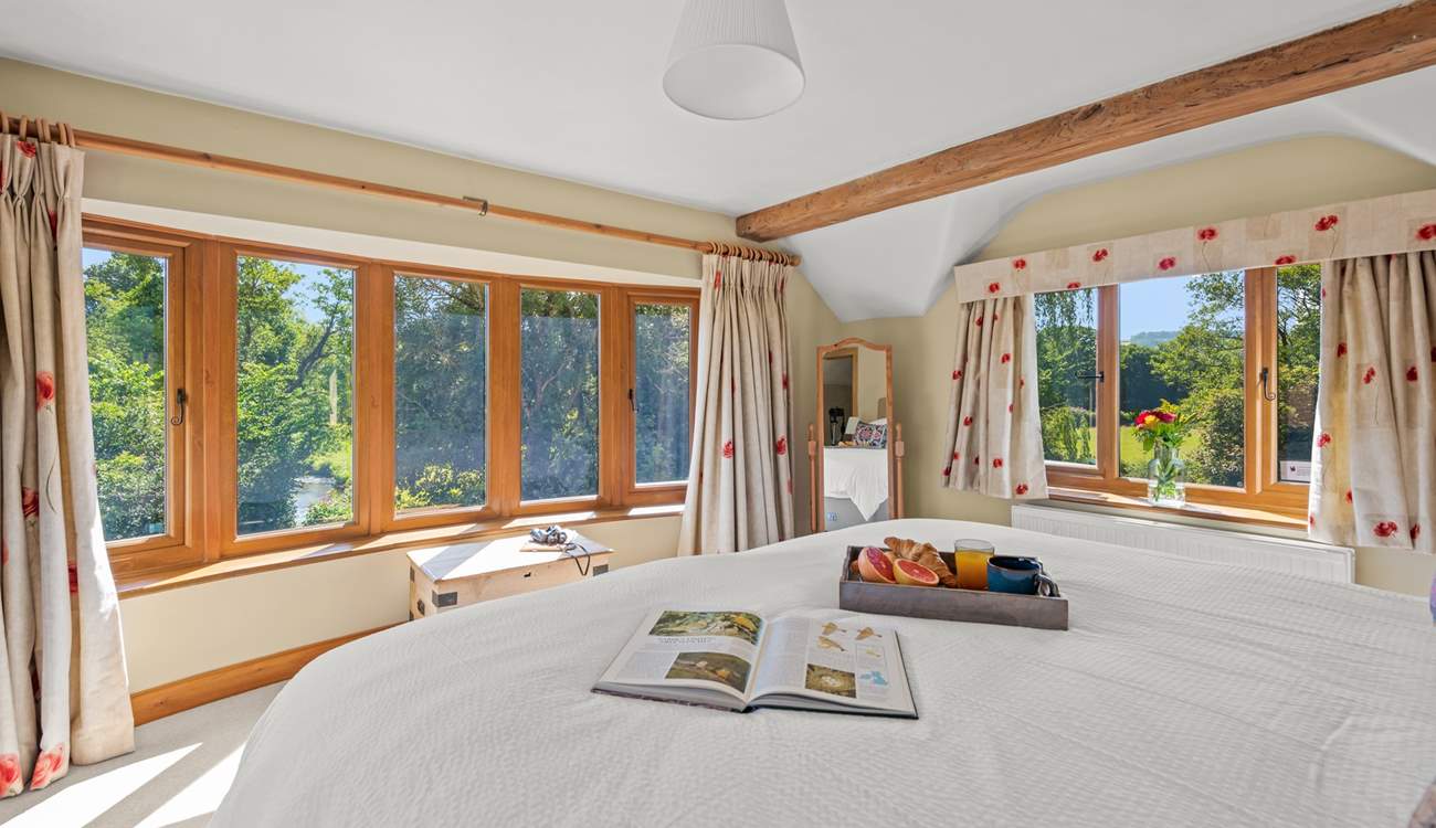 Stunning views can enjoyed from every window from bedroom 1.