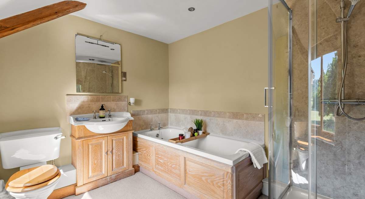 The en suite to bedroom 1 is exceptionally spacious.