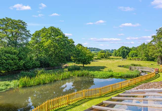 Just one of the stunning views to be enjoyed from the first floor.