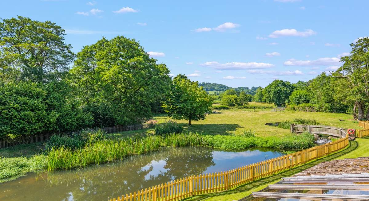 Just one of the stunning views to be enjoyed from the first floor.