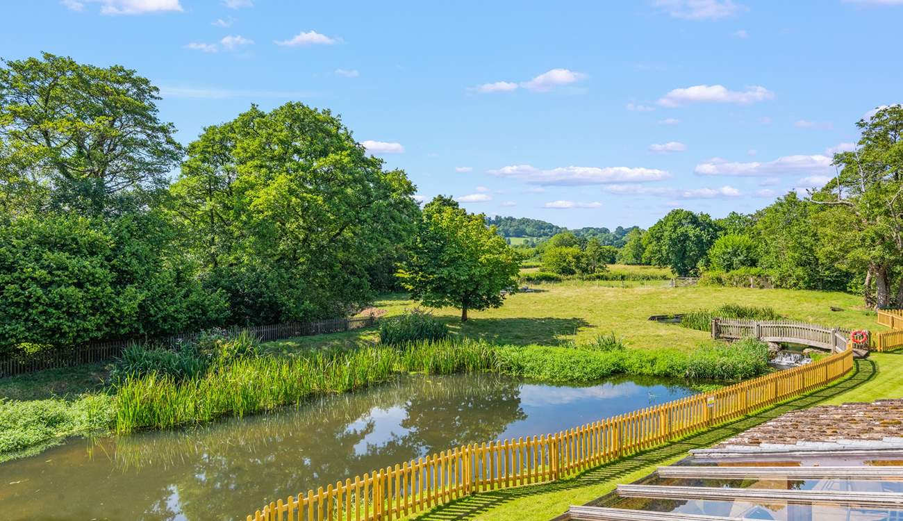 Just one of the stunning views to be enjoyed from the first floor.