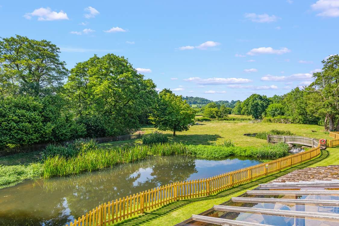 Just one of the stunning views to be enjoyed from the first floor.