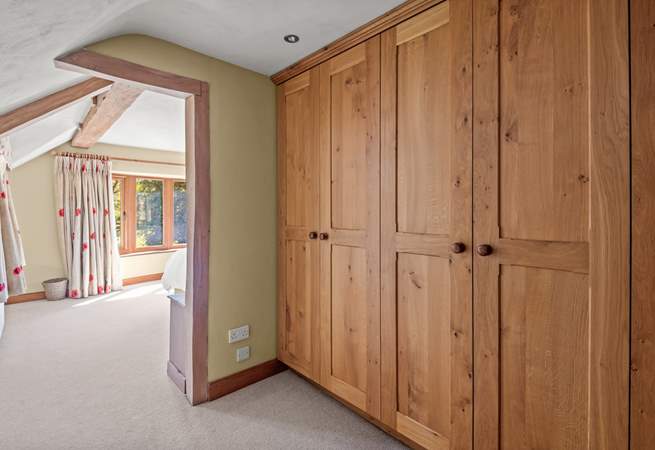 Bedroom 1 also has this huge dressing-room area.