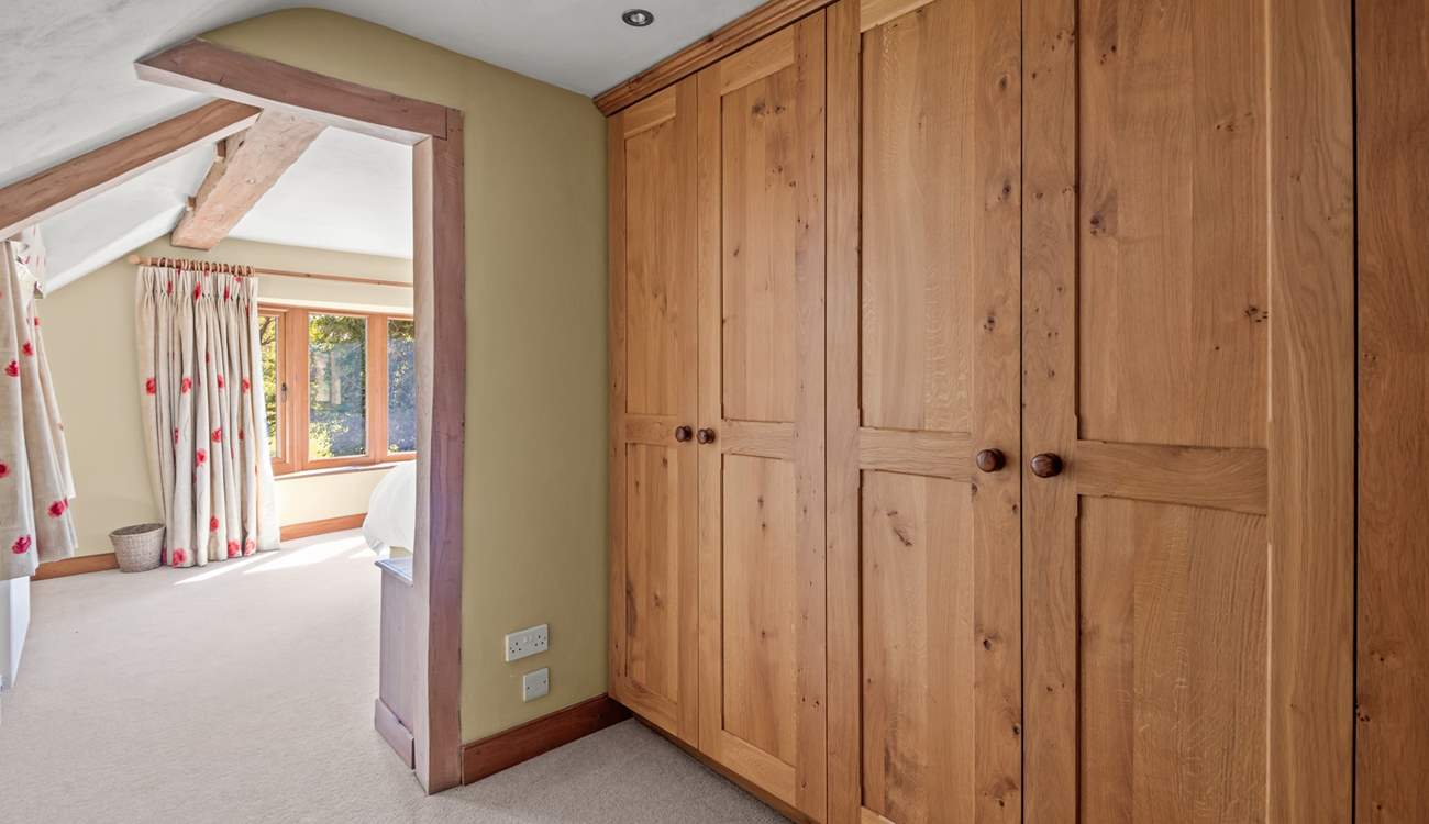 Bedroom 1 also has this huge dressing-room area.