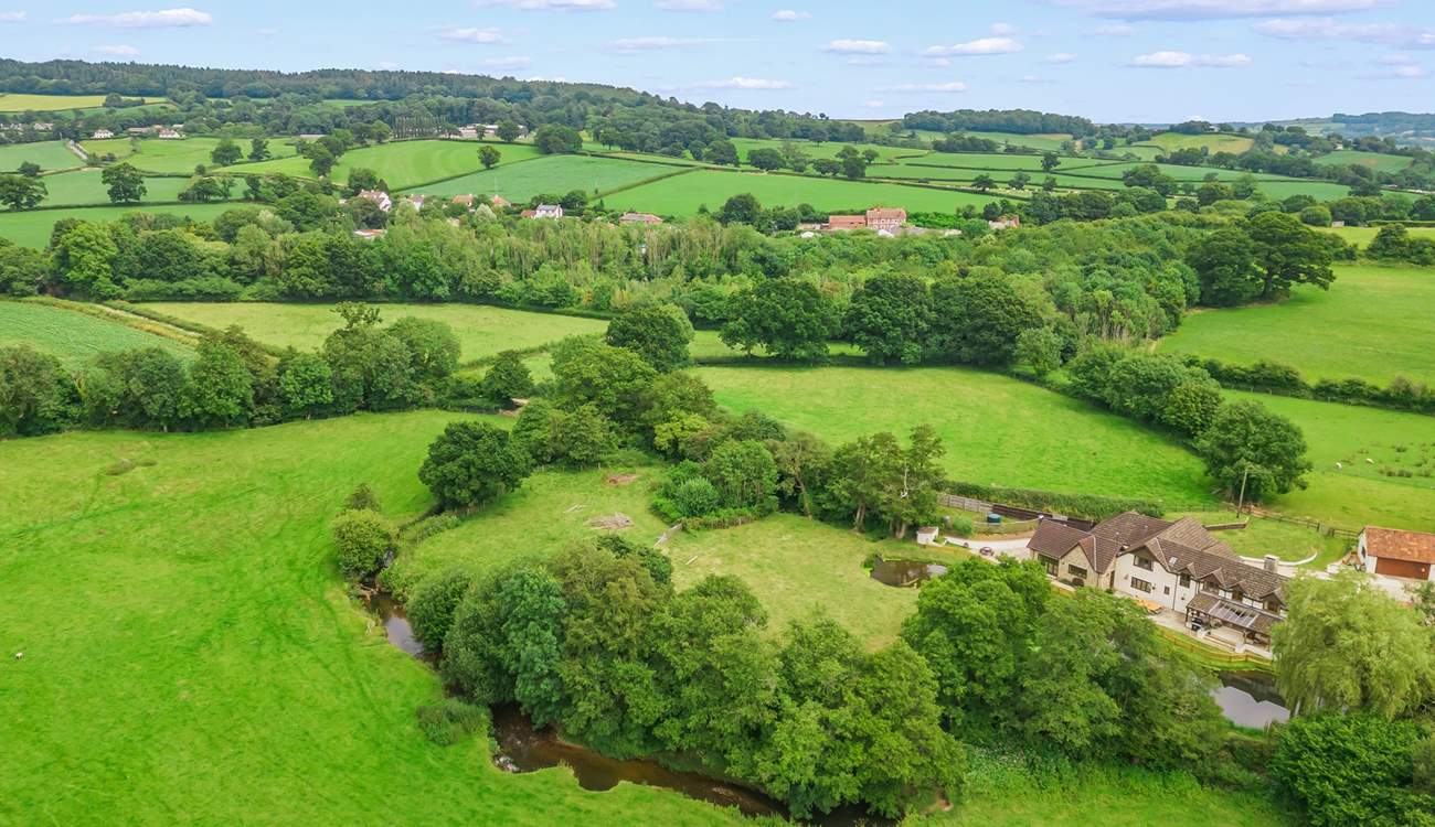 Unspoilt countryside as far as the eye can see. Simply stunning.
