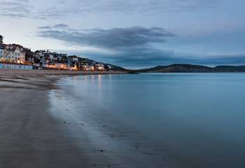 Lyme Regis looking beautiful in the evening.
