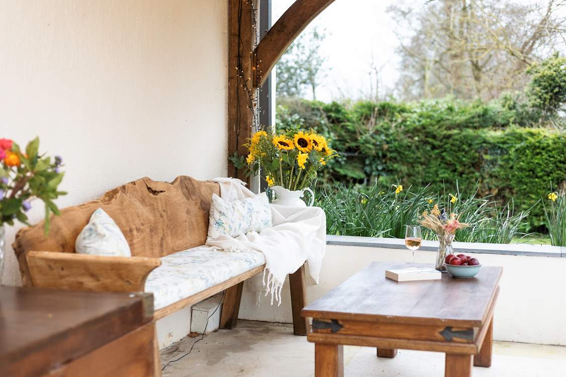 What a beautiful spot to enjoy all weathers from.