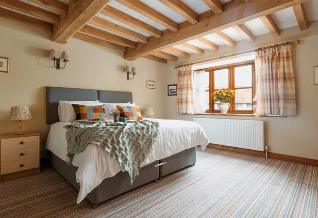 Enjoy a restful sleep in the super-king bed which can also be configured as twin beds.